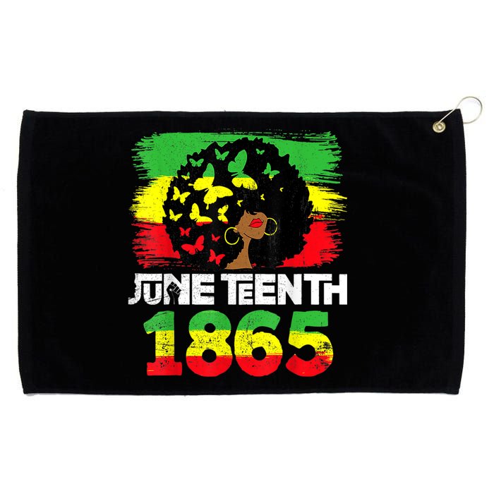 Juneteenth Is My Independence Day Black Women Black Pride Grommeted Golf Towel