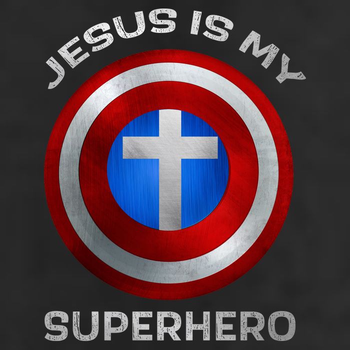 Jesus Is My Superhero Faith Shield Adult Drive Performance Visor