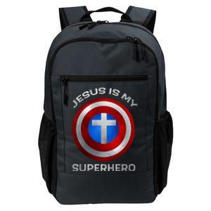 Jesus Is My Superhero Faith Shield Daily Commute Backpack