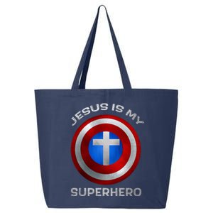 Jesus Is My Superhero Faith Shield 25L Jumbo Tote