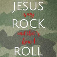 Jesus Is My Rock And Thats How I Roll. Legacy Tie Dye Trucker Hat