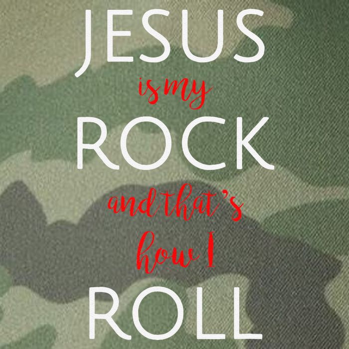 Jesus Is My Rock And Thats How I Roll. Legacy Tie Dye Trucker Hat