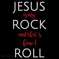 Jesus Is My Rock And Thats How I Roll. Backpack