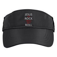 Jesus Is My Rock And Thats How I Roll. Adult Drive Performance Visor
