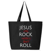 Jesus Is My Rock And Thats How I Roll. 25L Jumbo Tote