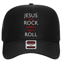 Jesus Is My Rock And Thats How I Roll. Trucker Hat