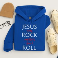 Jesus Is My Rock And Thats How I Roll. Hoodie