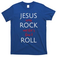 Jesus Is My Rock And Thats How I Roll. T-Shirt