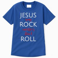 Jesus Is My Rock And Thats How I Roll. Tall T-Shirt