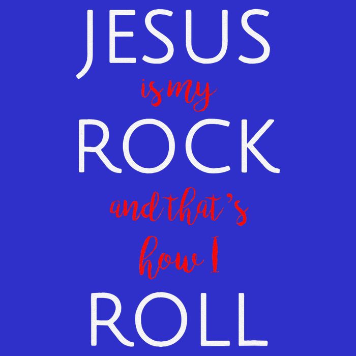 Jesus Is My Rock And Thats How I Roll. Poster