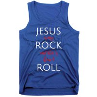 Jesus Is My Rock And Thats How I Roll. Tank Top