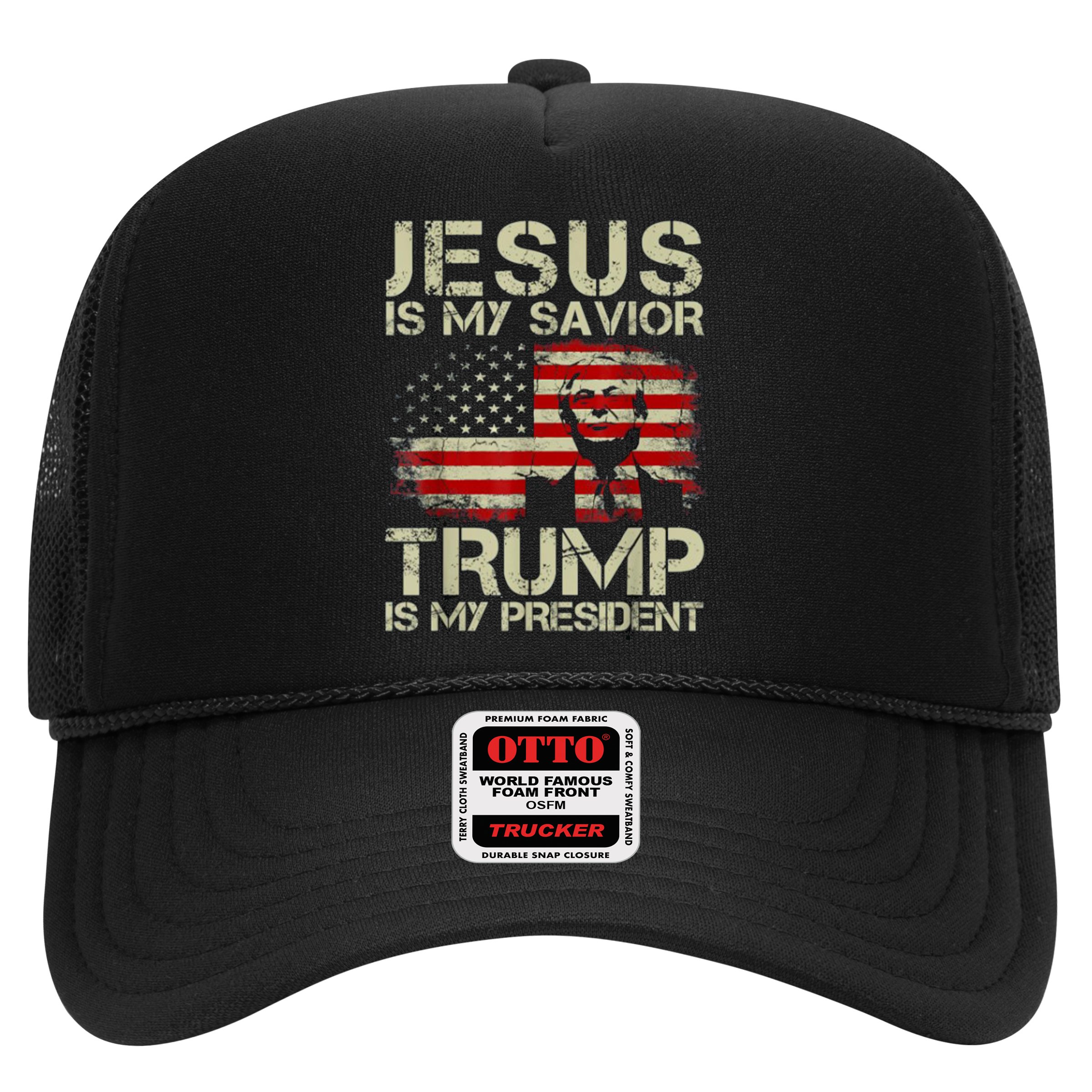 Jesus Is My Savior Trump Is My President Trump 2024 Usa Flag Hat