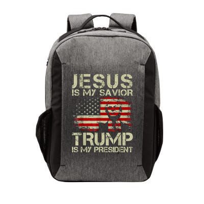 Jesus Is My Savior Trump Is My President Trump 2024 Usa Flag Vector Backpack