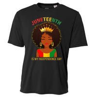 Juneteenth Is My Independence Day Black Wo Freedom Cooling Performance Crew T-Shirt