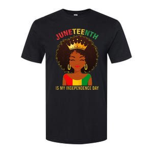 Juneteenth Is My Independence Day Black Wo Freedom Softstyle CVC T-Shirt