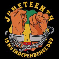 Juneteenth Is My Independence Day Black Pride 7-Panel Snapback Hat