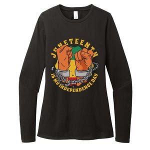 Juneteenth Is My Independence Day Black Pride Womens CVC Long Sleeve Shirt