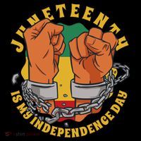 Juneteenth Is My Independence Day Black Pride 16 in Basic Backpack
