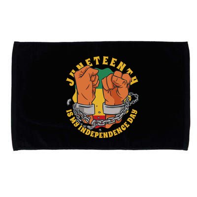 Juneteenth Is My Independence Day Black Pride Microfiber Hand Towel