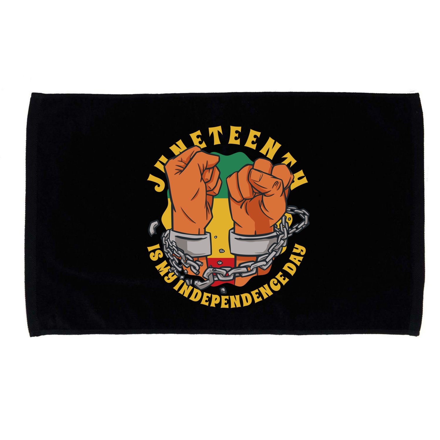 Juneteenth Is My Independence Day Black Pride Microfiber Hand Towel