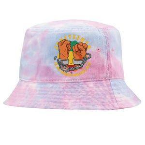 Juneteenth Is My Independence Day Black Pride Tie-Dyed Bucket Hat