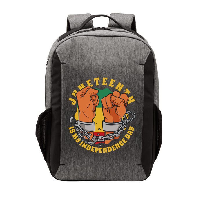 Juneteenth Is My Independence Day Black Pride Vector Backpack