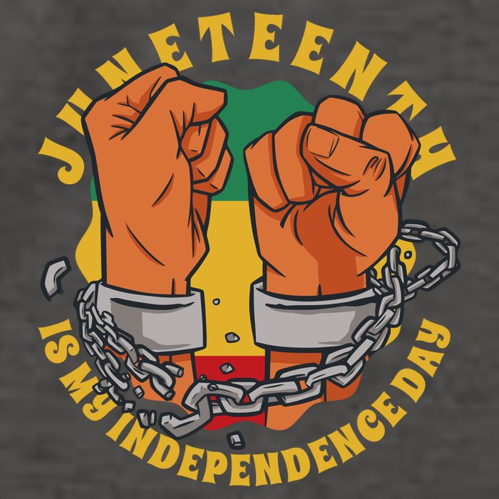 Juneteenth Is My Independence Day Black Pride Vector Backpack