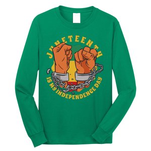 Juneteenth Is My Independence Day Black Pride Long Sleeve Shirt