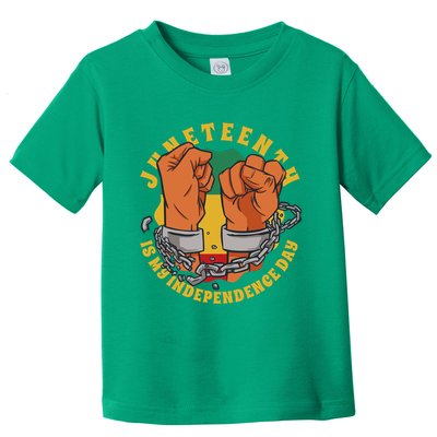 Juneteenth Is My Independence Day Black Pride Toddler T-Shirt