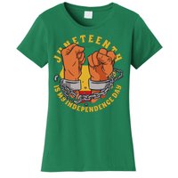 Juneteenth Is My Independence Day Black Pride Women's T-Shirt