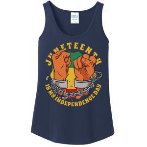 Juneteenth Is My Independence Day Black Pride Ladies Essential Tank