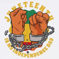 Juneteenth Is My Independence Day Black Pride Garment-Dyed Sweatshirt