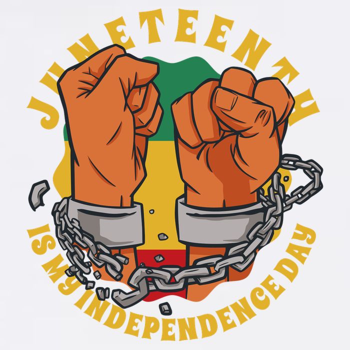 Juneteenth Is My Independence Day Black Pride Garment-Dyed Sweatshirt