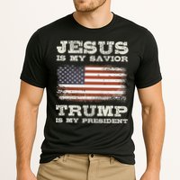 Jesus Is My Savior Trump Is My President Cooling Performance Crew T-Shirt