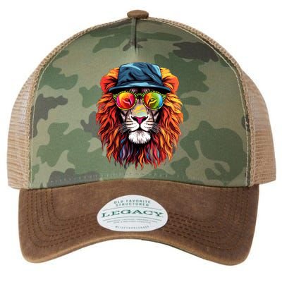 Junenth Is My Independence Day Lion Free Ish Since 1865 Gift Legacy Tie Dye Trucker Hat