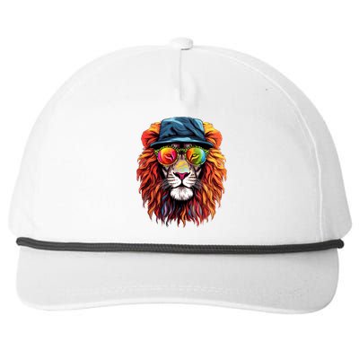 Junenth Is My Independence Day Lion Free Ish Since 1865 Gift Snapback Five-Panel Rope Hat