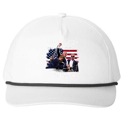 Jesus Is My Savior Trump Is My President Snapback Five-Panel Rope Hat