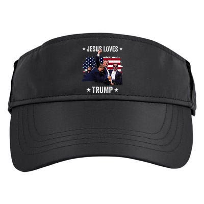 Jesus Is My Savior Trump Is My President Adult Drive Performance Visor