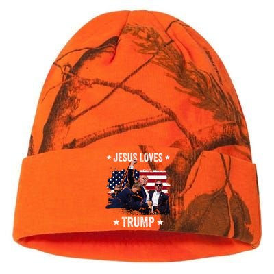 Jesus Is My Savior Trump Is My President Kati Licensed 12" Camo Beanie