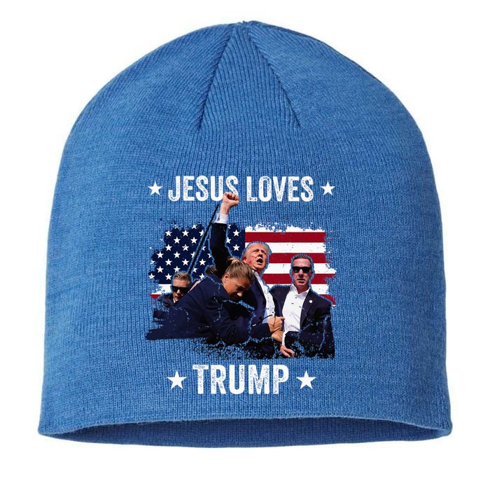 Jesus Is My Savior Trump Is My President Sustainable Beanie