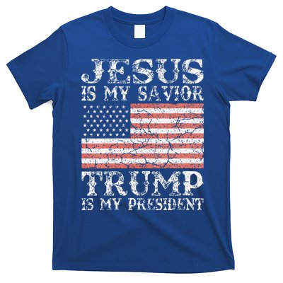 Jesus Is My Savior Trump Is My President 2020 T-Shirt
