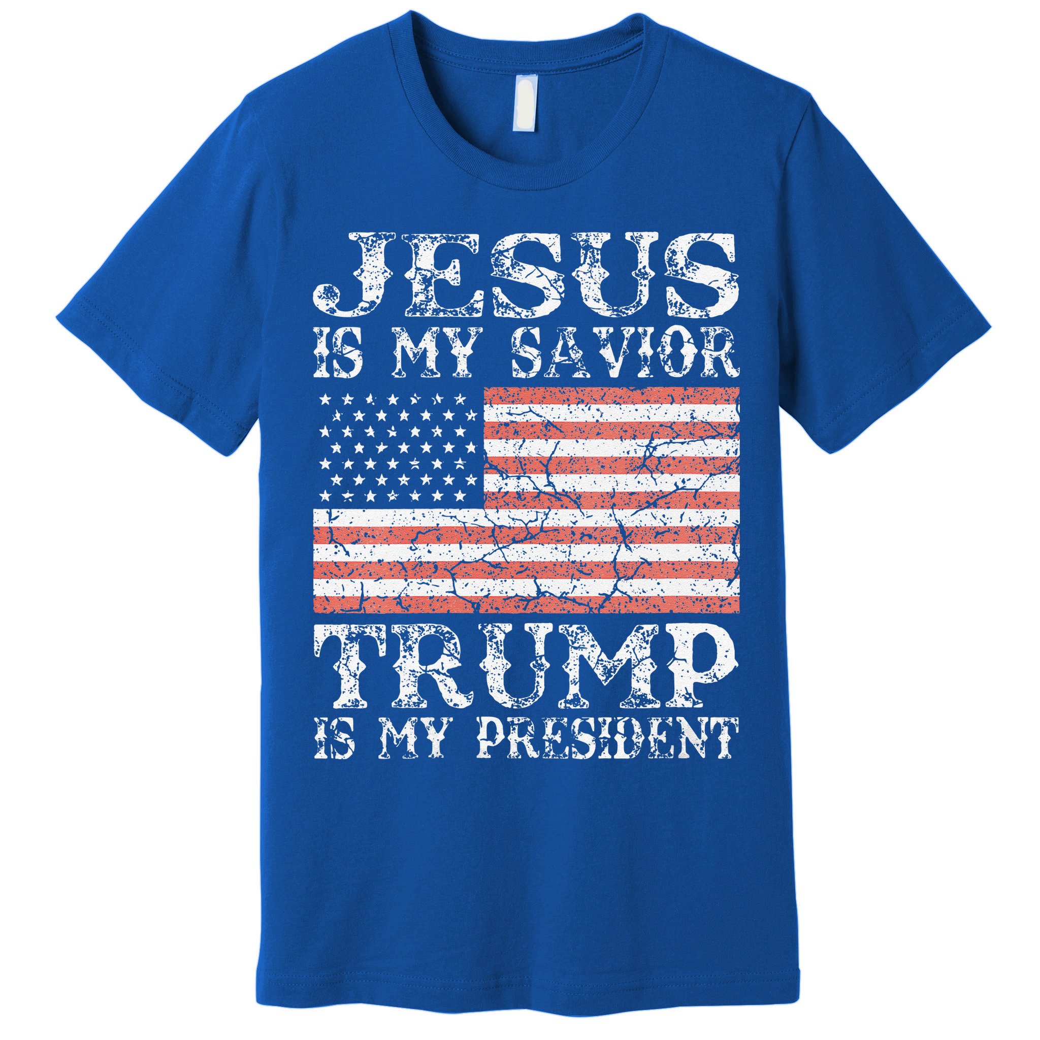 Jesus Is My Savior Trump Is My President 2020 Premium T-Shirt