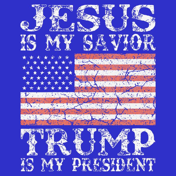 Jesus Is My Savior Trump Is My President 2020 Short Acrylic Beanie