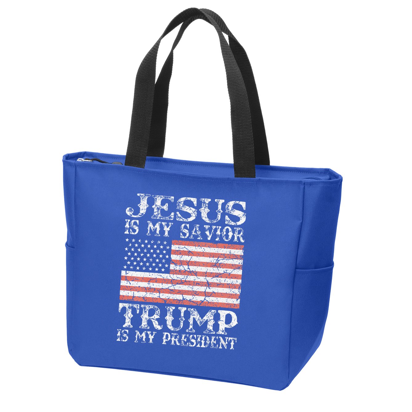 Jesus Is My Savior Trump Is My President 2020 Zip Tote Bag
