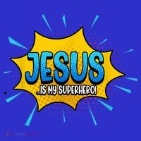Jesus Is My Superhero God Christian Church Tall T-Shirt