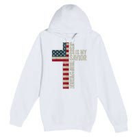 Jesus Is My Savior Trump Is My President Trump 2024 Election Premium Pullover Hoodie