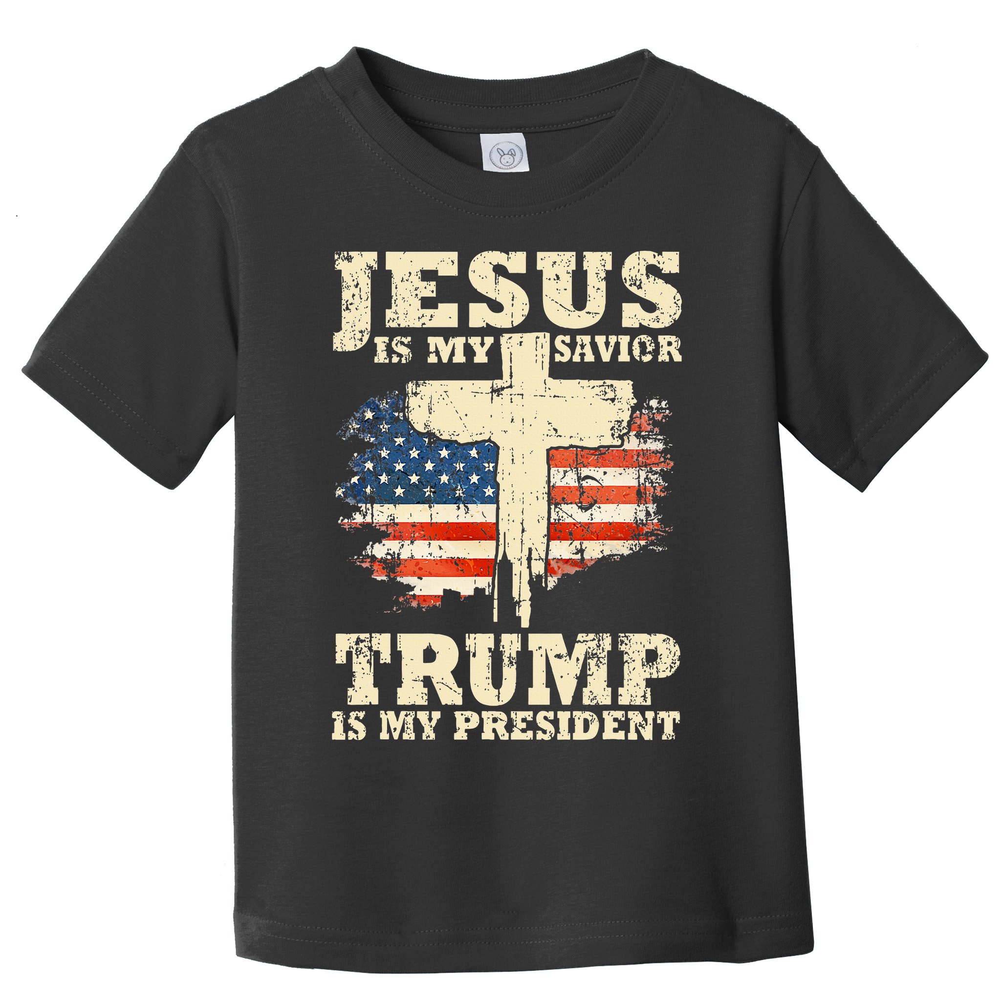 Jesus Is My Savior Trump Is My President Trump Supporter Toddler T-Shirt