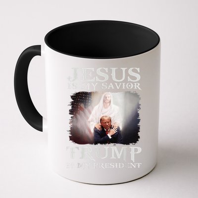 Jesus Is My Savior Trump Is My President Mug