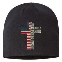 Jesus Is My Savior Trump Is My President Trump 2024 Election Sustainable Beanie