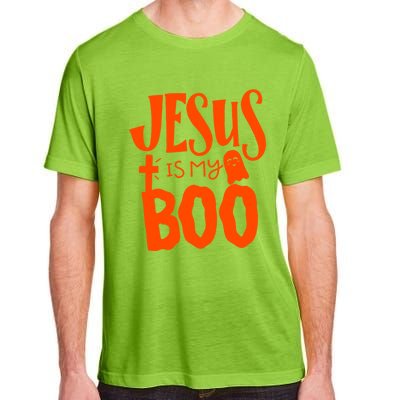 Jesus Is My Boo Funny Christian Halloween Quote Humor Gift Adult ChromaSoft Performance T-Shirt